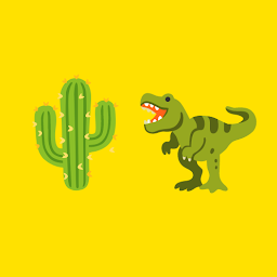 Icon image Cactus vs. Dino: Emoji World!